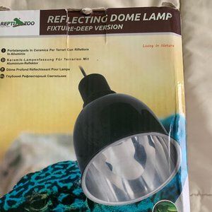 Repti Zoo, Deep Fixture Reflecting Dome Lamp, Animal Habitat